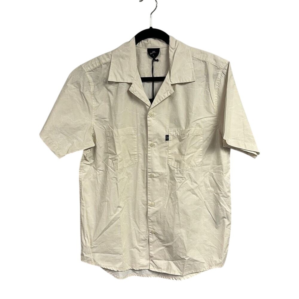 100 Thieves Men's Lapel Notched Collared Buttons Up Short Sleeve Shirt Size M